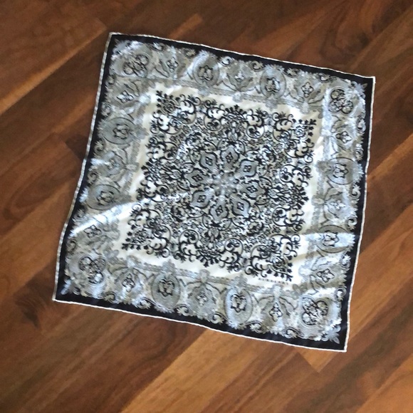 Burberry Accessories - Burberry silk scarf, 18 inch
